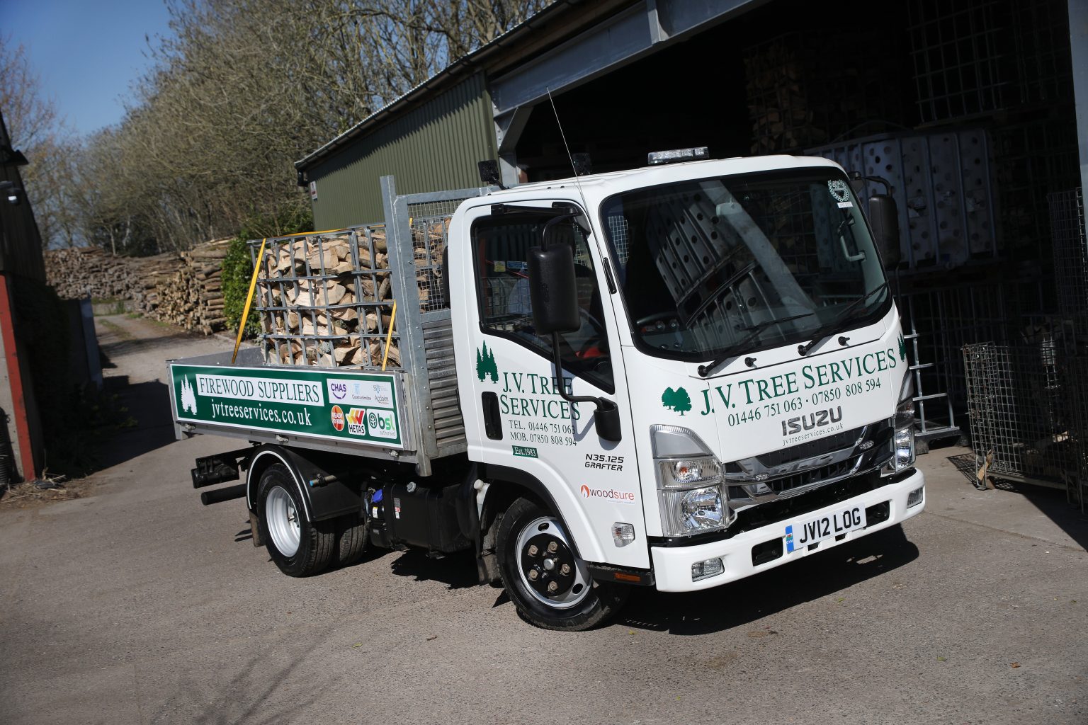NEW ISUZU GRAFTER FUELS FIREWOOD DELIVERIES FOR JV TREE SERVICES ...